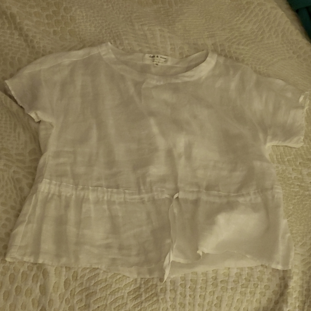 Cloth and stone linen blouse